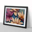 Blooming Flowers Art Deco - Framed Print-677932217-677932216