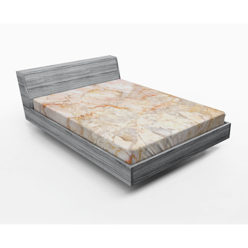 Microfiber Abstract Fitted Sheet, Full Fitted Sheet