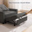 Zhenya 3-In-1 Convertible Accent Chair , Pull-Out Upholstered Sleeper Sofa Bed With Accent Pillow-128966702