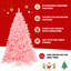 Sapin de Noël artificiel rose 6 pi