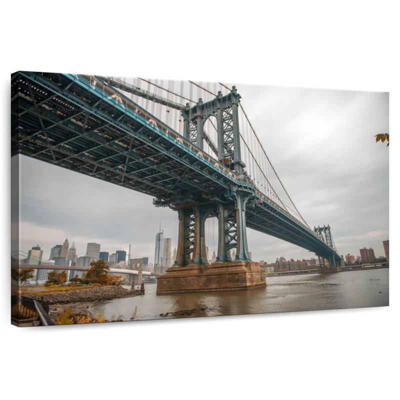 Couvert Manhattan Bridge NY, H 34 po x l 51 po