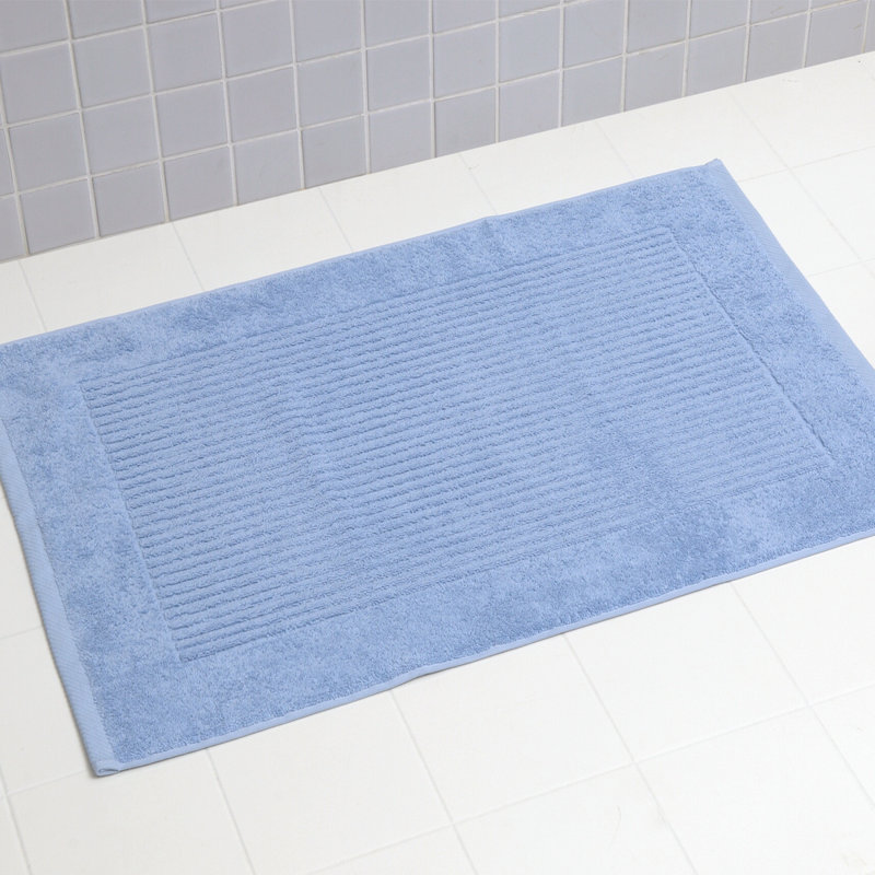 Madely Bath Rug, Light Blue