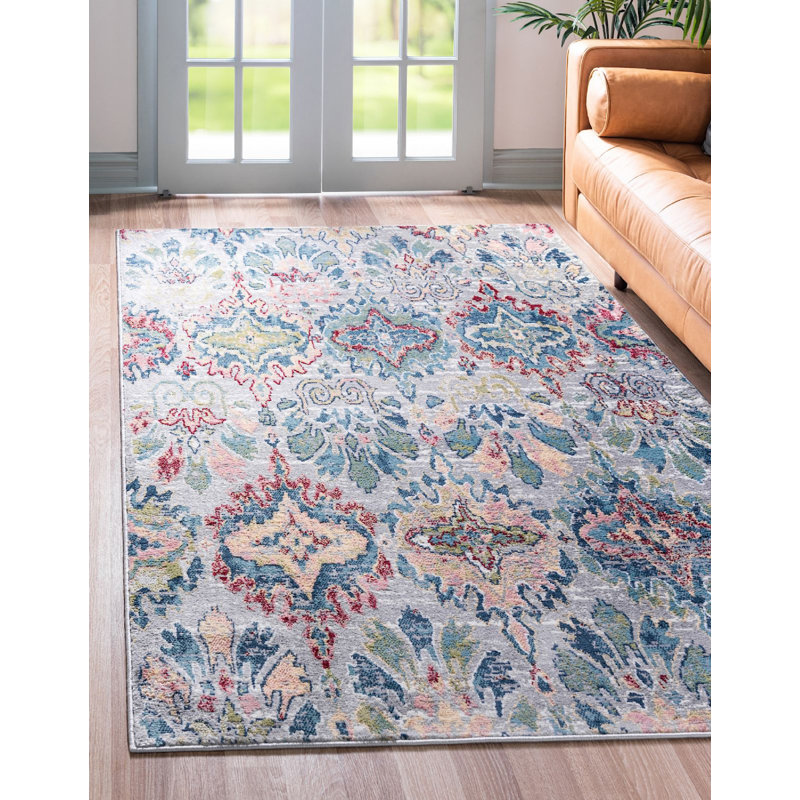Endel Abstract Indoor Rug, Rectangle 5' x 8'