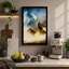 Wolves In Fire Fantasy - Print-1782802768-1782802770