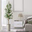 Arbre artificiel dans un pot de fleurs moderne, décoration d'arbre en soie d'olivier artificiel (pot et arbre)-938195086-925170724