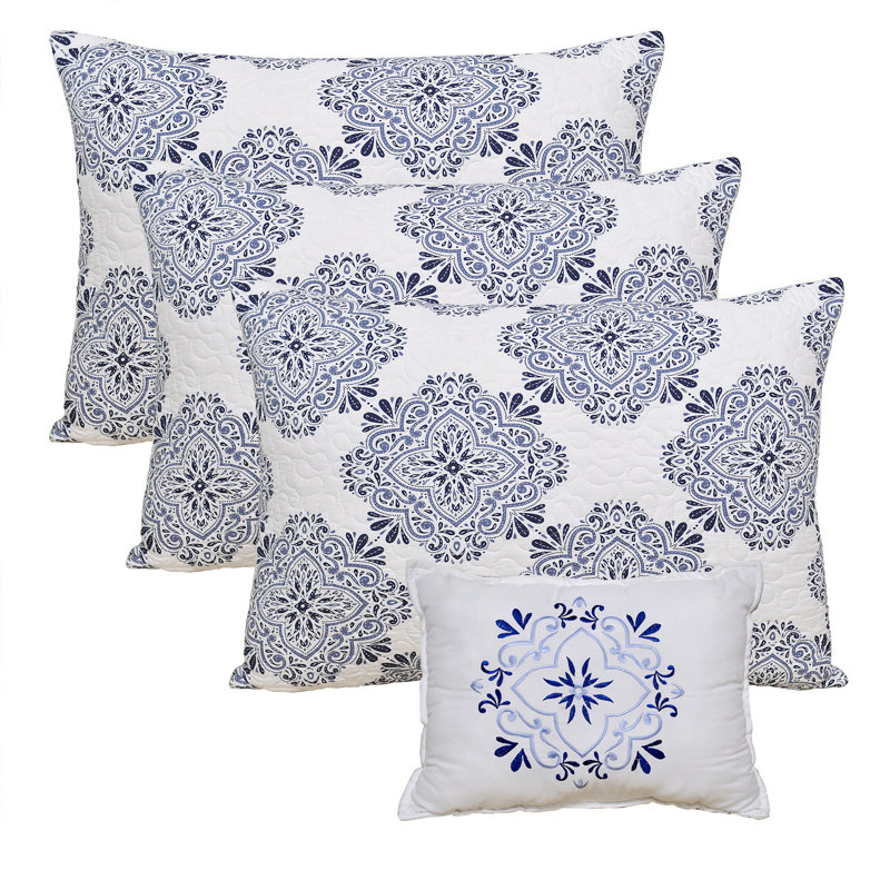 SERENTA Geometric Shapes Bedding with Pillow Shams