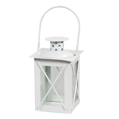 Lanterne de table en verre
