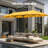 Aletse 13ft Rectangular Market Umbrella-1418521008