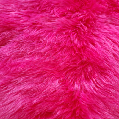 Solid Colour Sheepskin Shag 60cm X 180cm Area Rug