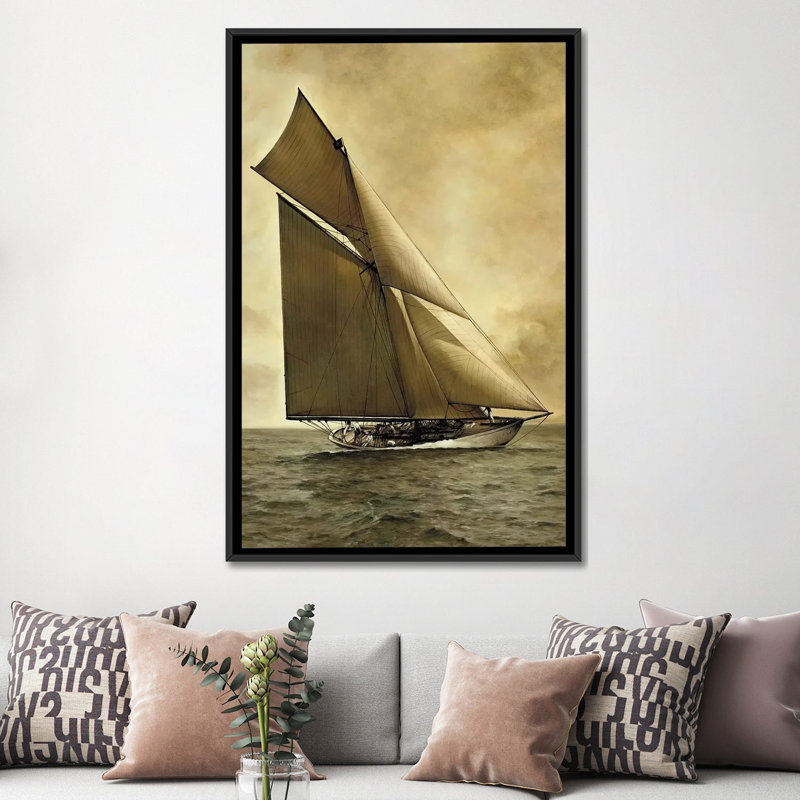 «Caress, 1895», impression sur toile, H 26 po x l 18 po x P 1,5 po, Toile encadrée noire, Pas de tapis