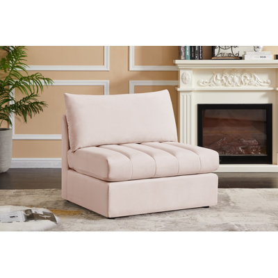 Jacob Velvet Slipper Chair