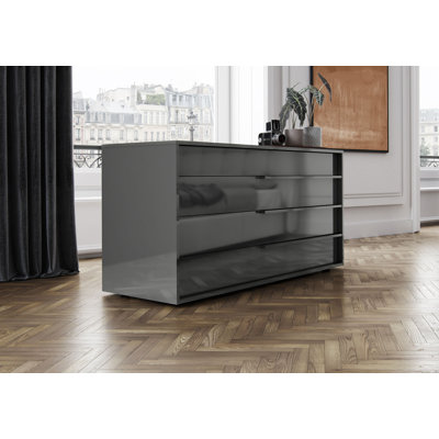 Mangotsfield 60" W 4-Drawer Soft-Close Dresser 