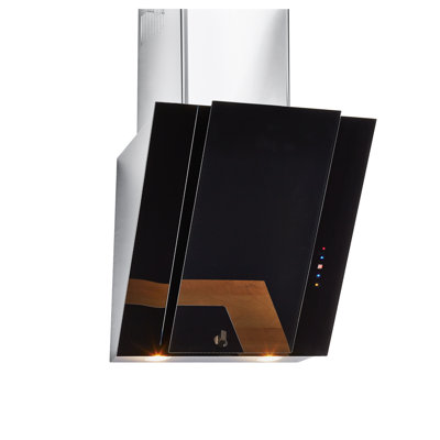 Hotte murale convertible 30 pouces 450 CFM en noir