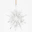 Ensemble de 6 crochets en forme de flocons de neige en fer, boules de Noël décoratives pour décorations de fêtes
