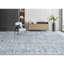 Floral Area Rug in Gray/Light Blue-605040021