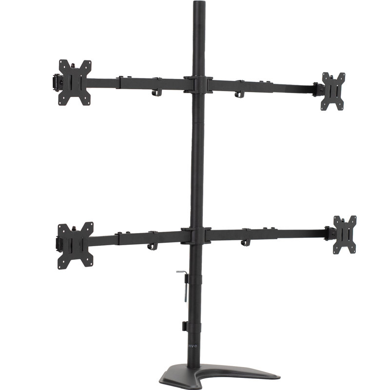 Support de bureau VIVO Telescoping Quad Ultra Wide, Stand-TS38B-4