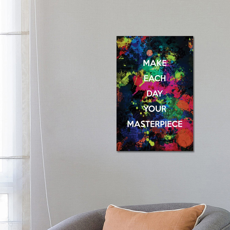 Masterpiece by Adrian Baldovino - Wrapped Canvas Painting, 66.04 cm H x 45.72 cm W x 1.91 cm D