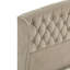 Lit plateforme tapissier moderne grand lit brun doux capitonné à oreilles tête de lit Chesterfield pied de lit meubles de chambre à coucher 1pc