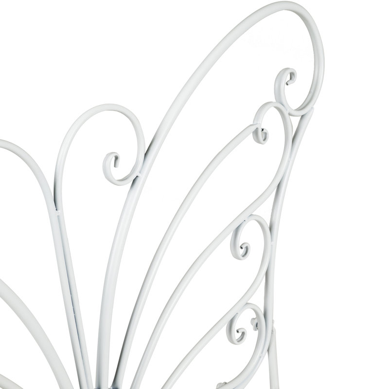 Chaise de jardin en métal, Blanc