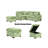 Talynn Upholstered L-Shaped Sectional with Ottoman-571817350