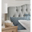 Tête de lit tapissier en lin capitonné, tête de lit en bois massif robuste et durable, tête de lit en tissu à hauteur réglable, tête de lit moderne capitonnée-74202779-74202776
