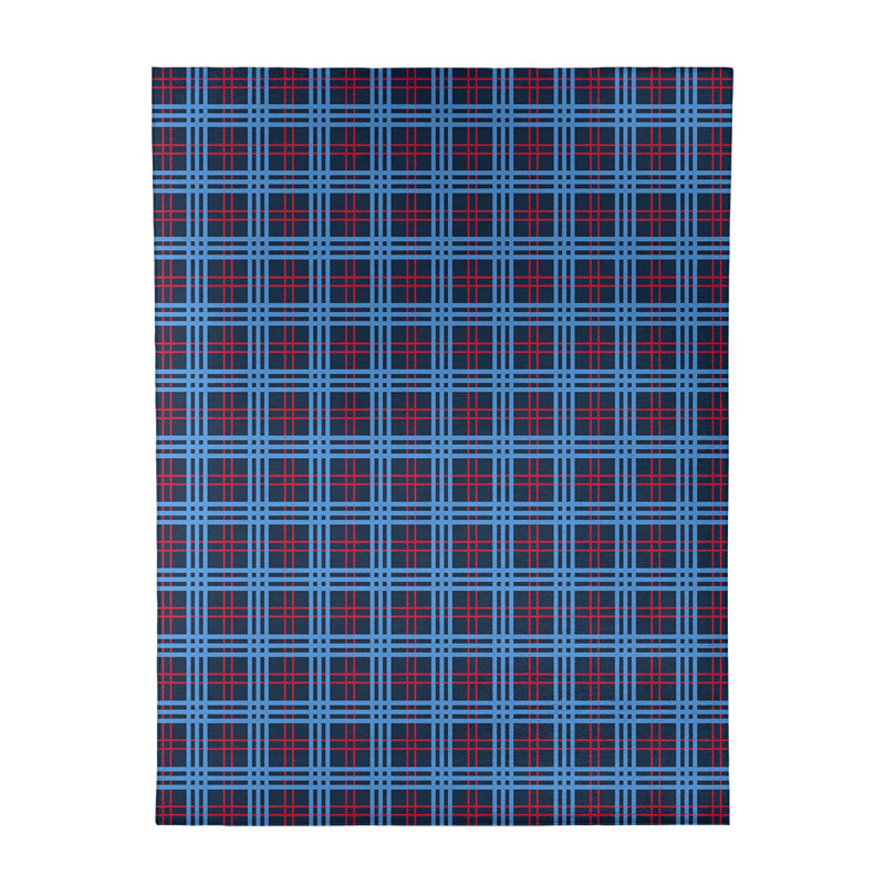 Plaid Indoor Rug, Rectangle 8' x 10'