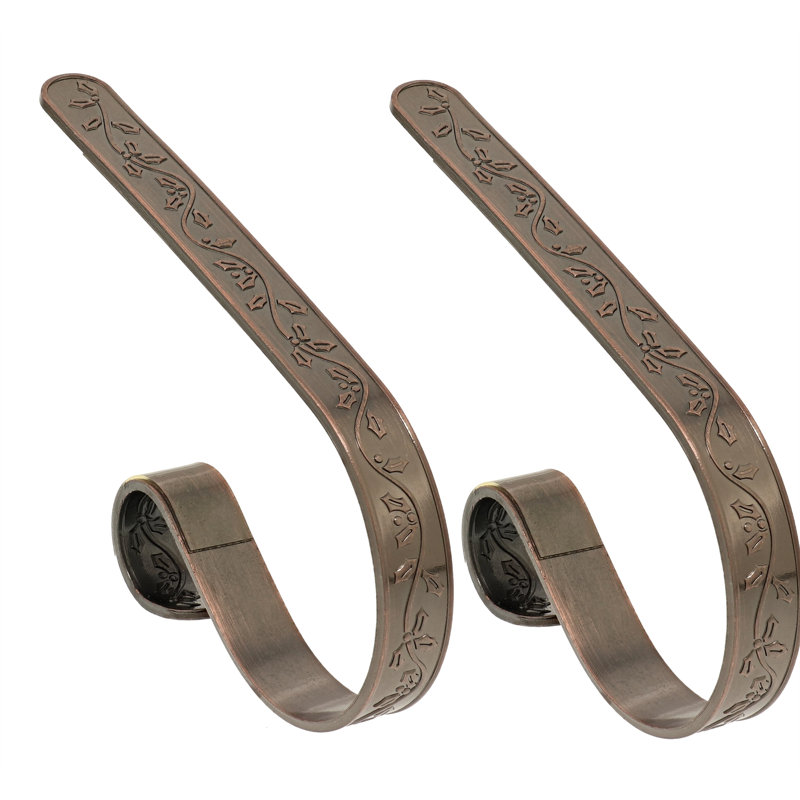 Mantleclip Stocking Holder, Holly Oil-Rubbed Bronze