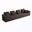 Canapé modulaire rembourré en L-63555407