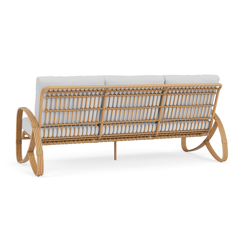 Riviera Outdoor 3 - Seat Patio Sofa, Reflections Ice