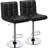Chandresh Swivel Upholstered Faux Leather Adjustable Height Counter Stool with Steel Frame-17436141