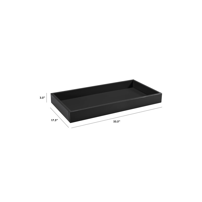 Plateau de table à langer Universal, Ébène