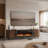 70" Walnut Fluted Fireplace TV Stand With Remote & Touch Control, Adjustable Flame Colors & Temperature, Entertainment Center With Storage For 80" Tvs, Modern Media Console For Living Room-1512877224-1518571432