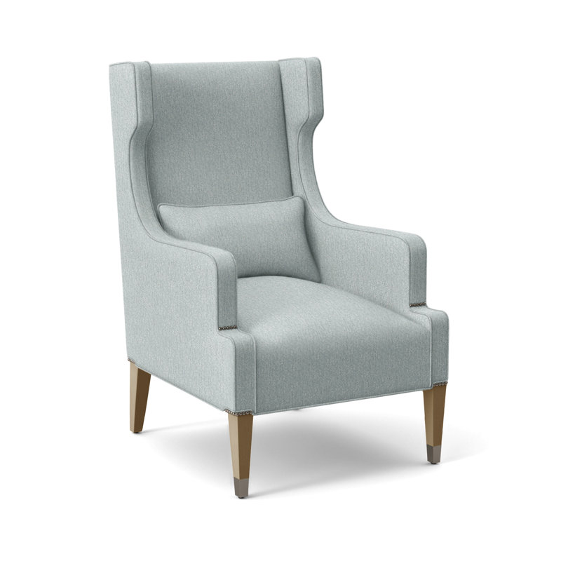Thom Filicia Home 31" James Street Wing Chair, Hampton, Ian Haze