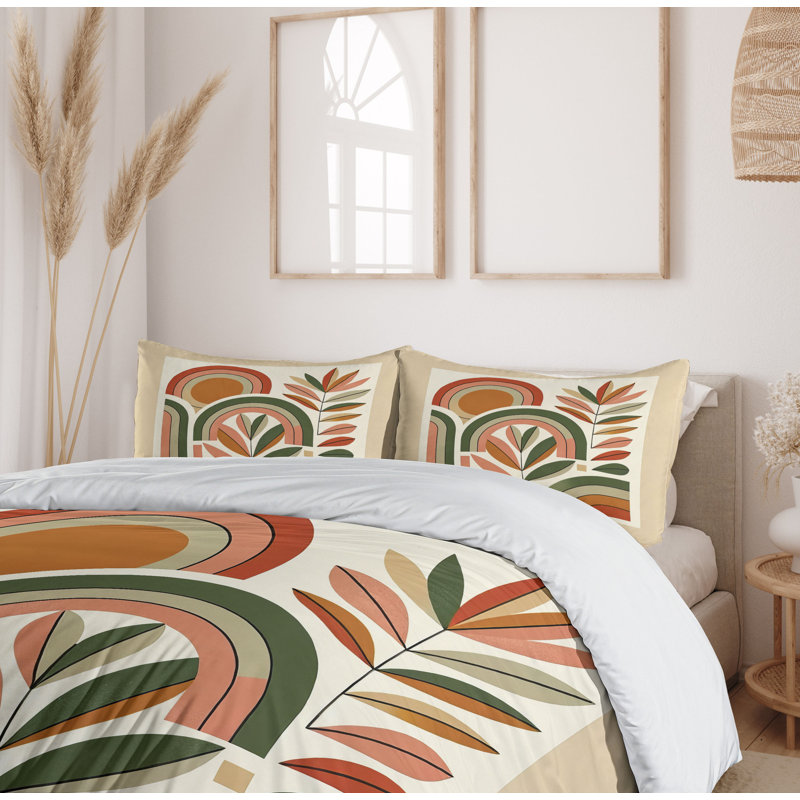 Monstera Duvet Cover, Queen Duvet Cover + 2 Standard Shams