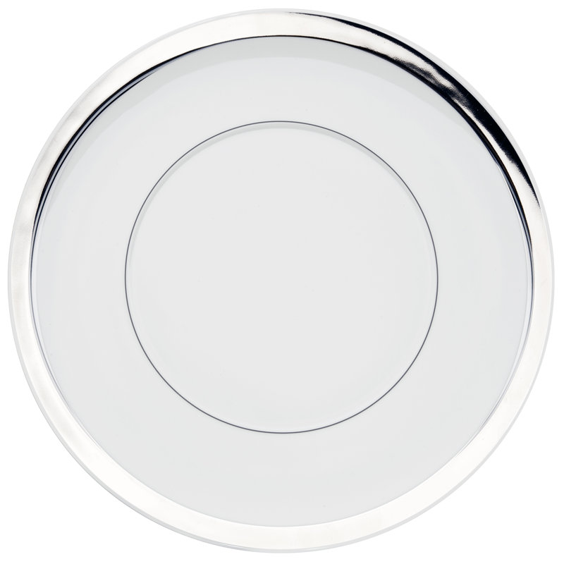Domo Porcelain China No Pattern Charger, White
