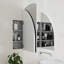 Recessed Framed 3 Doors Medicine Cabinet with 3 shelves-1682889141