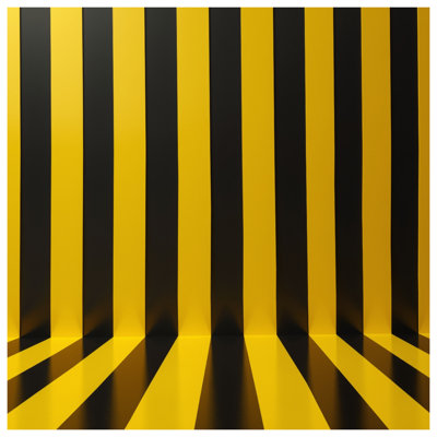 Yellow Black Stripes Bedding Stripes Bedspread Pattern