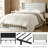 Carlyon Upholstered Platform Bed with Washable Slipcover and Under-bed Storage-92410734-92442361