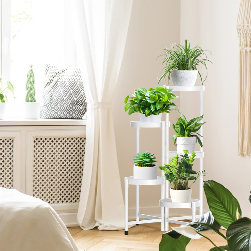 Aubre Plant Stand, White