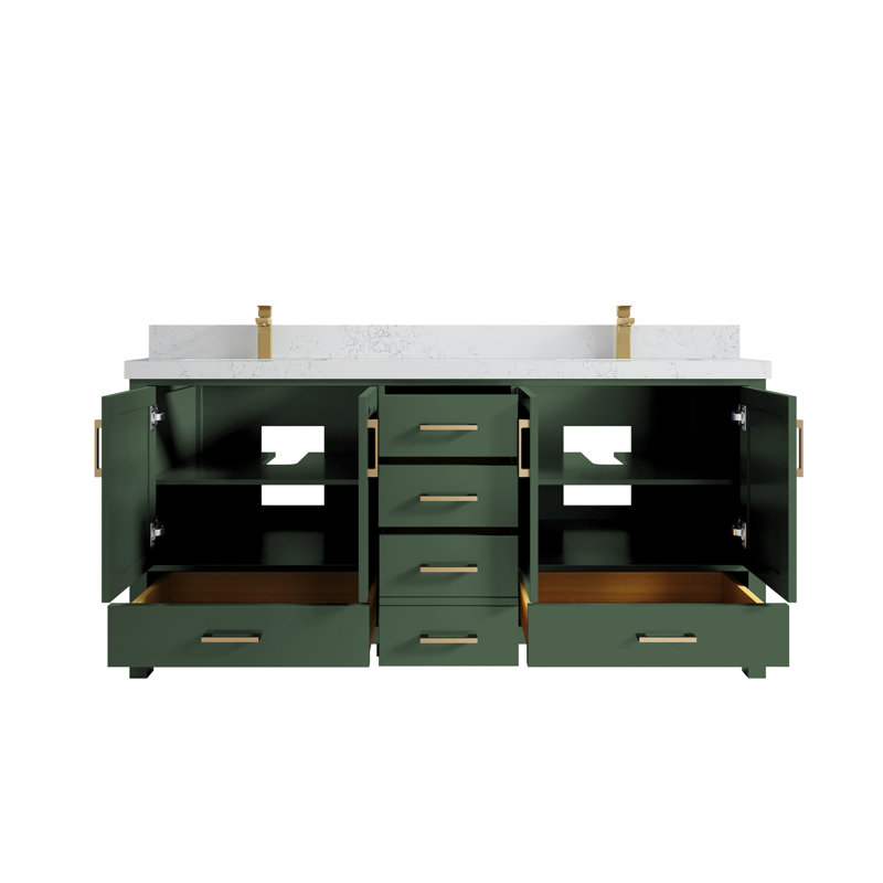 Ensemble de meuble-lavabo double 72 po Malibu, Empira
