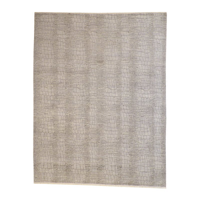 Yomari One-of-a-Kind 9.1x11.8 Area Rug Grey