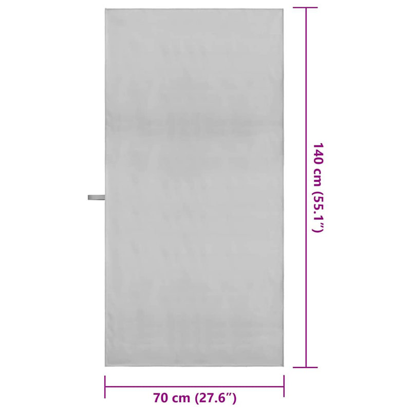 Beach Towel, Grey