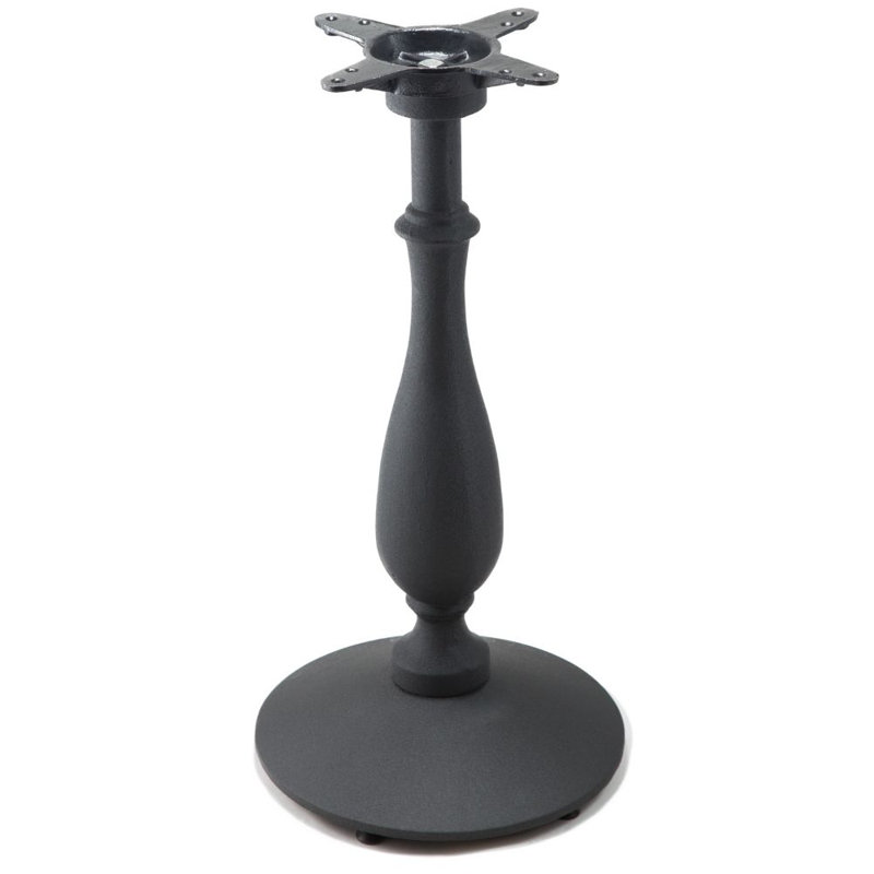 Base de table ronde Cafe Tables, H 28,5 po x l 17 po x P 17 po