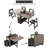 Lynmarie 60 L x 31.5 W Extendable Drop Leaf Folding Dining Table with Wheels(only table)