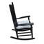 Chaise berçante en bois