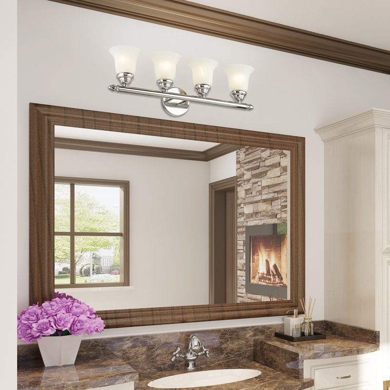 Hardin 4 - Light Dimmable Vanity Light, Polished Chrome