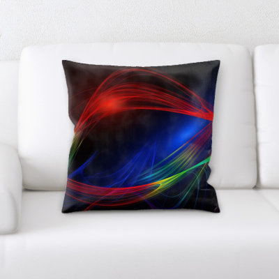 Abstract Throw Pillow
