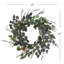 2 pièces couronne d'eucalyptus de 24 po | Verdure artisanale | Parfait pour un décor intérieur / extérieur toutes saisons | Durable et durable