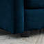 Canapé 3 pièces en chenille bleue: confortable pour la maison. 2 x 2 places et 1 x canapés. Matériaux, fabrication en bois massif. Tissu respirant, éponge. Configuration des sièges polyvalente, confort exceptionnel. Facile