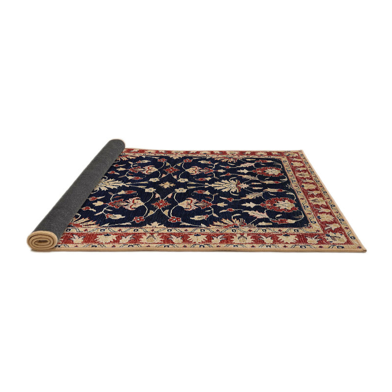 Tapis oriental beige / bleu / rouge Omeo, Rond 5 pi